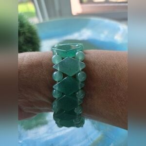 VTG💫Jade Gemstone Stretch Bracelet